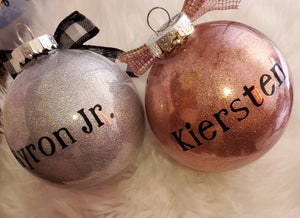 Glitter/Vinyl Ornament