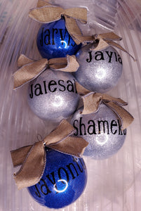 Glitter/Vinyl Ornament