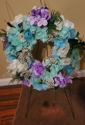 Memorial Wreath w/Photo